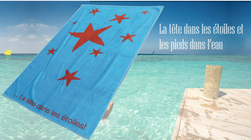 SERVIETTE «La tête dans les étoiles»